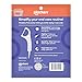 Plackers Gentle Line Floss Picks, Fresh Mint Flavor, Fold-Out FlipPick, QuickFix Grip, Easy Storage with Sure-Zip Seal, 150 Count