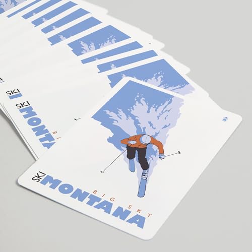 Baraja Póker Estilo Esquiador, 52 Cartas miniatura 5
