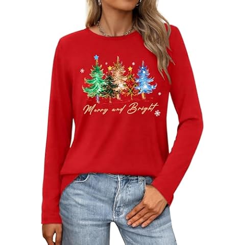 T-shirt de Noël hohololo rouge M Cover