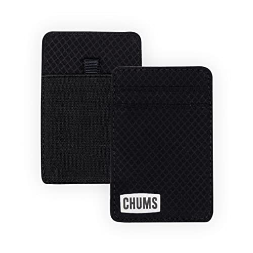 Chums Daily Wallet – Compact Cash and Credit Card Holder, Black