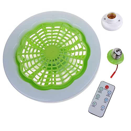 TQUXNGA LED Deckenventilator mit E27 Lampenkopf