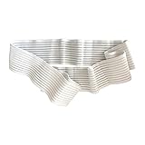 KQFCAZRE ブレストサポートバンド、調節可能なスポーツブラストラップ、スタビライザーバンド, 白