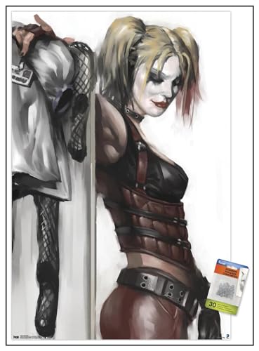 Poster Harley Quinn DC Comics de 56,8 x 86,4 cm pour décoration murale