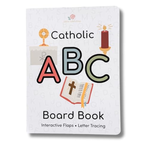 Libro ABC católico interactivo para leer en la cama y aprender el alfabeto