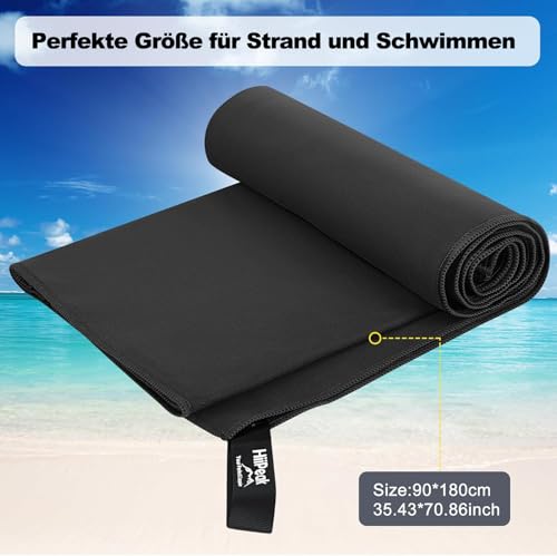 HiiPeak Mikrofaser Handtuch Kompakt und Leicht Microfaser Handtücher Fitness Schnelltrocknend microfaser Badetuch Saugfähiges Sporthandtuch… – Ansicht 3