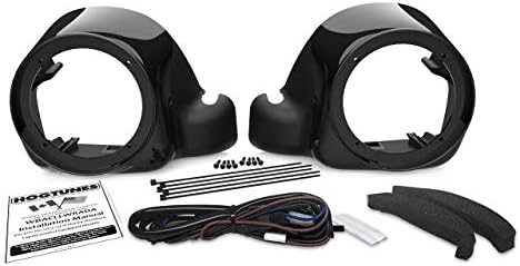 Wild Boar Audio 6.5" Front Speakers For Harley-Davidson - 400W 2-Way System With Grills (Pair)
