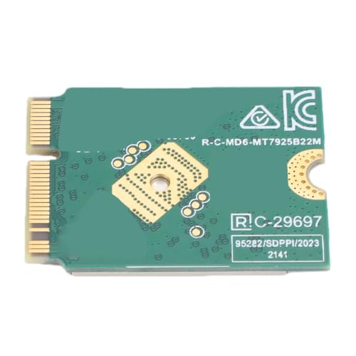 Tarjeta de Red Inalámbrica para BE6500, M.2 2230 WiFi 7 Banda 6G 5G 2.4GHz Bluetooth 5.3 OFDMA, compatible con Intel y plataformas miniatura 6