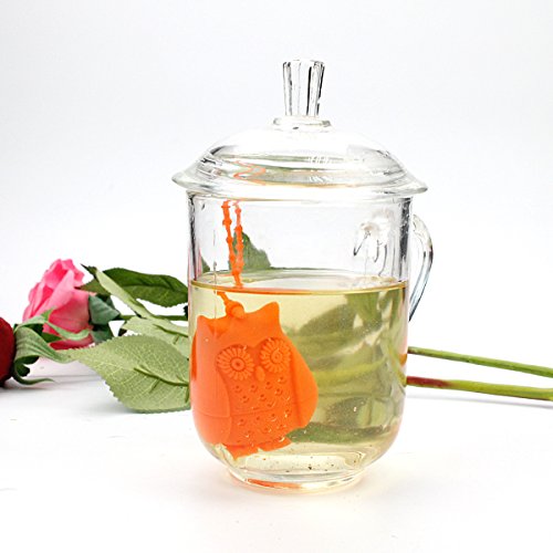 2 Pack Tea Infusers For Loose Tea - Ezeso Reusable Silicone Loose Leaf Tea Bags Strainer Filter For Herbal Tea #TOP7