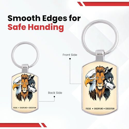 Image of Premium Printed Metal Keychain for Men & Women | High-Definition Artwork Print | Durable Key Ring for Car, Bike, Home & Office Keys | Stylish Decorative Key Holder Gift