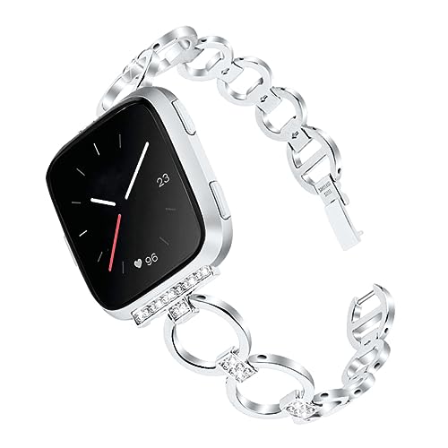 jojofuny Fashion Watch Band for Diamond- Stainless Steel Replacement Band Comfortable for Occasions