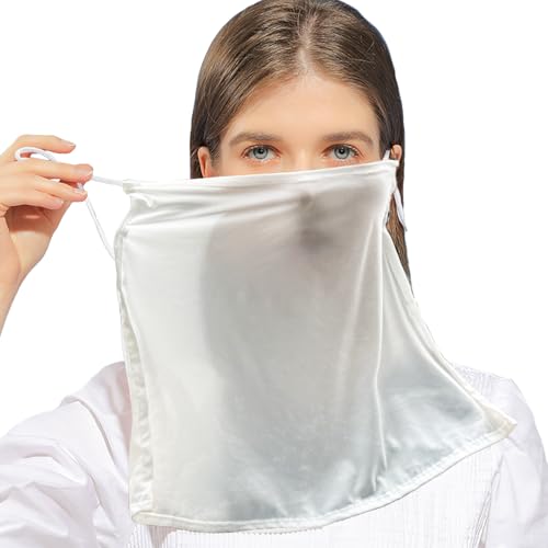 Earloop Neck Gaiter Breathable Cooling Face Cover Sun UV Protection Face Mask for Women Outdoor Sports