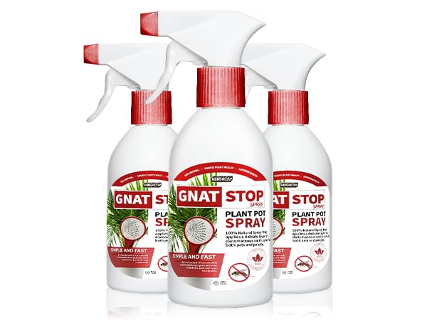 Gnat Stop Spray - The Ultimate Plant Pot Spray for Effortless Pest Control in Houseplants Stops Fungus Gnats & Plant Flies (500 MilliLitre)