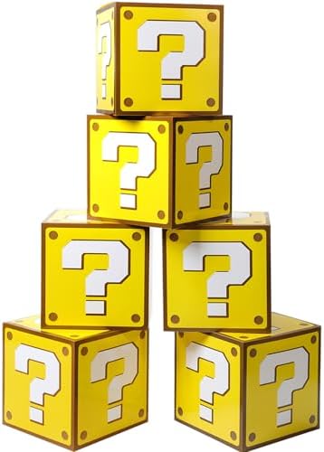 Amazon.com: SUYEPER 6PCS Big Question Boxes For Birthday Party Game ...