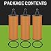 CARBBIA 3Pcs Engine Oil Filter 68191349AA 68191349AB 68191349AC Compatible with Chrysler 200 Compatible with Dodge Challenger Compatible with Journey Compatible with Jeep Cherokee