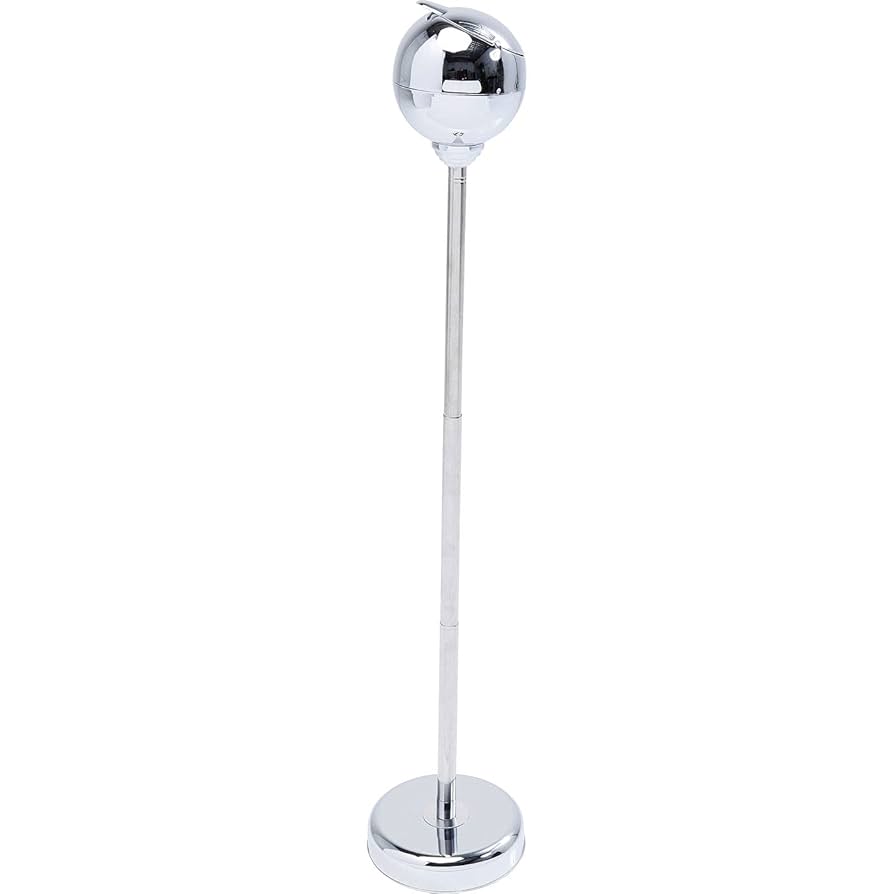 7up l Floor Standing Ashtrayセブンアップ灰皿 Floor Standing Ashtray with Lid 24 In. Height, Black Retro