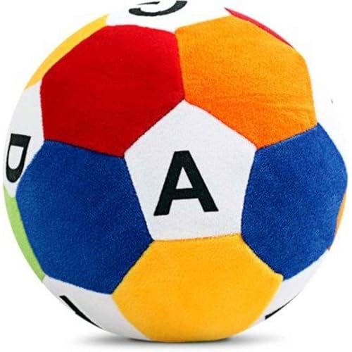 Image of DearJoy Plush Ball with Alphabets Soft Toy - Multicolor