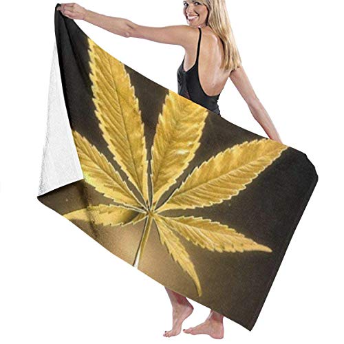 Preisvergleich Produktbild AGHRFH Cannabis Strandtuch Badetücher Badetücher Zubehör Pool Handtuch