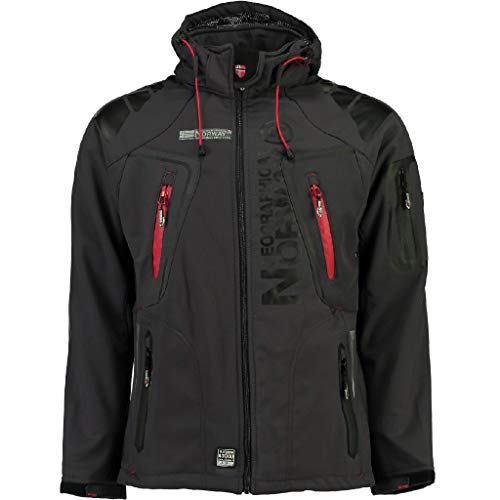 Geographical Norway Techno Winterjas voor heren, softshelljas, outdoorjas, ademend, functionele jas, overgangsjas, waterafstotend, ideaal voor outdoor-activiteiten