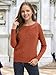 Girls Sweaters Fall Winter Tops Kids Teen Clothes Fashion Long Sleeve Crew Neck Cable Knit Casual Cozy Pullover Orange