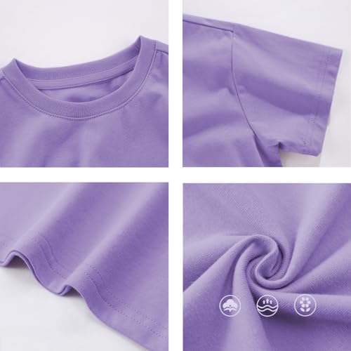 Image of Biggest /Bigger /Big Sister Shirt for Toddler Girls Cotton Short Sleeve Tshirts Announcement Outfits 2-10 Years