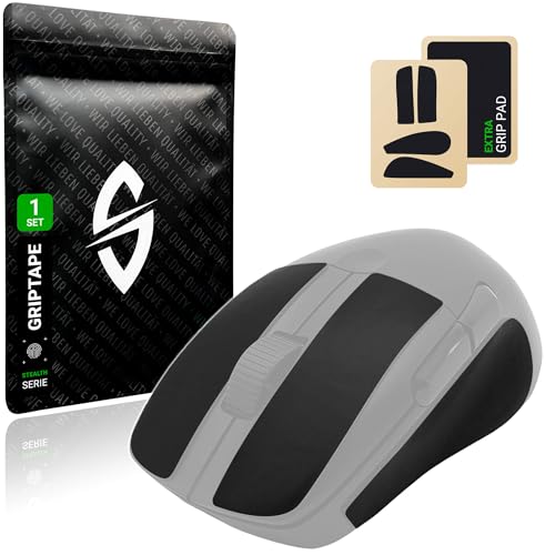SensoryBoost Maus Grip Tape – kompatibel mit Roccat Kone PRO (inkl. Zuschnitt-Pad) Schweißabsorbierend, extrem rutschfest & Ultradünn (0,5 mm) – Rückstandsfrei – Gaming Zubehör