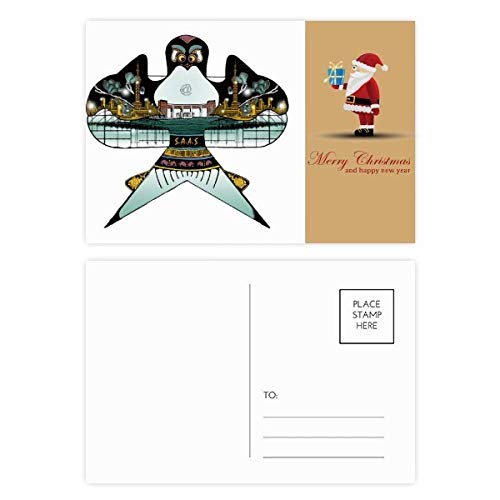 Cartes postales chinoises avec Père Noël Kite pour décorer vos tables de fêtes