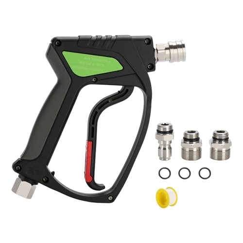 Pistolet nettoyeur haute pression court, raccord 3/8" pivotant