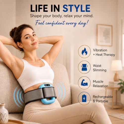 Image of Diamo Care Belly Fat Burner Belt for Men & Women | Electric Abdominal Slimming Belt with Vibration | Belly Fat Massager Belt | Bitrontix Belly Fat Burner Belt for Men Belly Fat |bitrontix belly fat burner & body shaper, Stomach Fat Burner Machine | Tummy Trimmer Belt | Waist Slim Belt