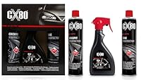 CX80 | Car Care Line Set 3-tlg. | Auto Reinigungsset für Innenraum, Reifen und Felgen | Optimale Autoreinigung, Pflege und Schutz aus hochwertigen Rohstoffen | 600ml pro Flasche