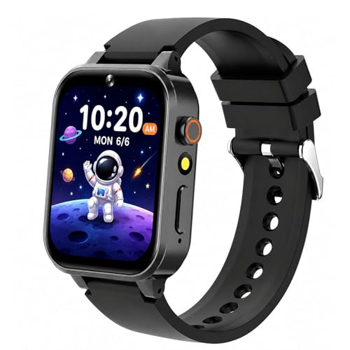 Goodatech Smart Watch for Kids Boys Girls, Black