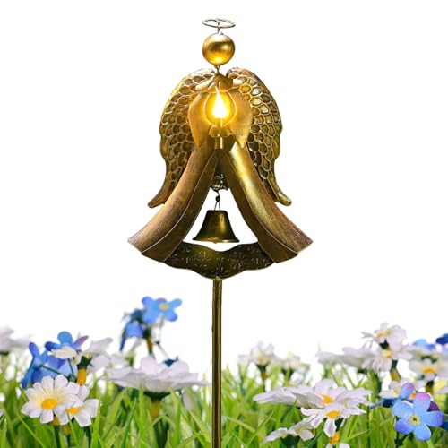 Lámparas de energía solar para el cementerio - Luces de jardín Solar raftstage - Lámparas exteriores en el suelo para la iluminación conmemorativa en reuniones familiares y amigos