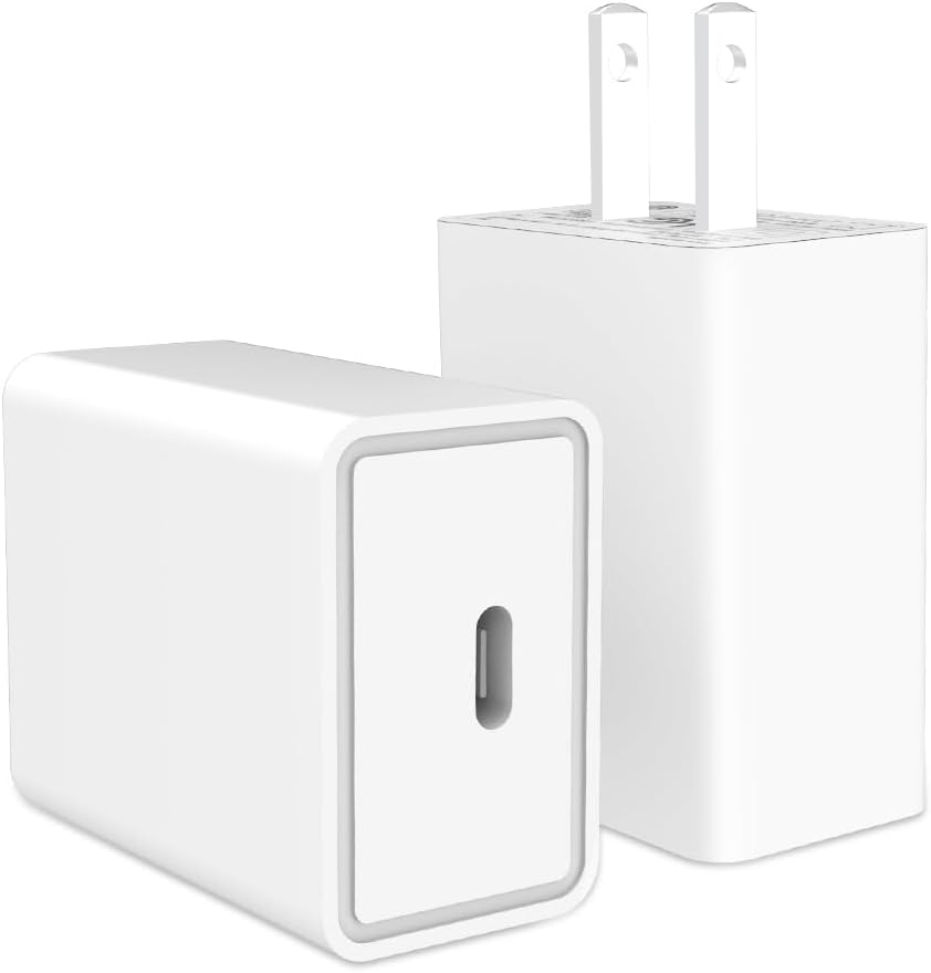 Amazon.com: UL Certified- USB C Wall Charger, 20W Fast Charger Block ...