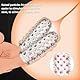 4 pcs Fingerhüllen Sexfinger Ticklers Set,Penishülle Fingerspitze Masturbation,Vorspiel Finger Massage für G-punkt und Klitoris Stimulation,Sex Spielzeug für die Paare Extrem Sex (Transparent 4pcs)