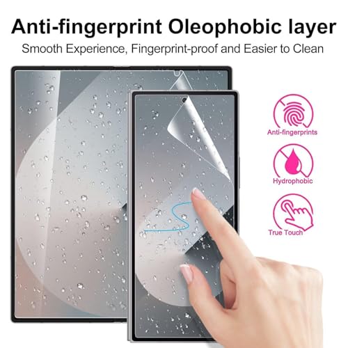 Image of SHILD Privacy Screen Protector for - (6.8 inch Curved Display) | Anti-Spy HD Clear Flexible Film | Bubble-Free Easy Installation Kit | Scratch Resistant | Case Friendly (Pack of 2) (jg)