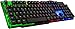 Produktbild The G Lab Keyz-Neon/Sp  Multimedia Gaming Tastatur mit Hintergrundbeleuchtung Rainbow und 12 Tasten, Farbe Mehrfarbig