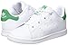 adidas Stan Smith J Zapatillas Unisex Niños, Blanco (Footwear White/Footwear White/Green 0),...