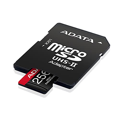 Image of ADATA 256GB High Endurance microSDXC Memory Card - UHS-I U3 V30 A2 Class 10 - Up to 100MB /s Read Speed - Ideal for Dash Cams, Surveillance, and 4K Video (AUSDX256GUI3V30SHA2-RA1)