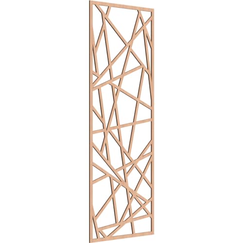 Image of Conway Decorative Pierced Fretwork Wood Wall Panels, 27 3 /8 inchW x 69 3 /8 inchH x 1 /4 inchT, Alder