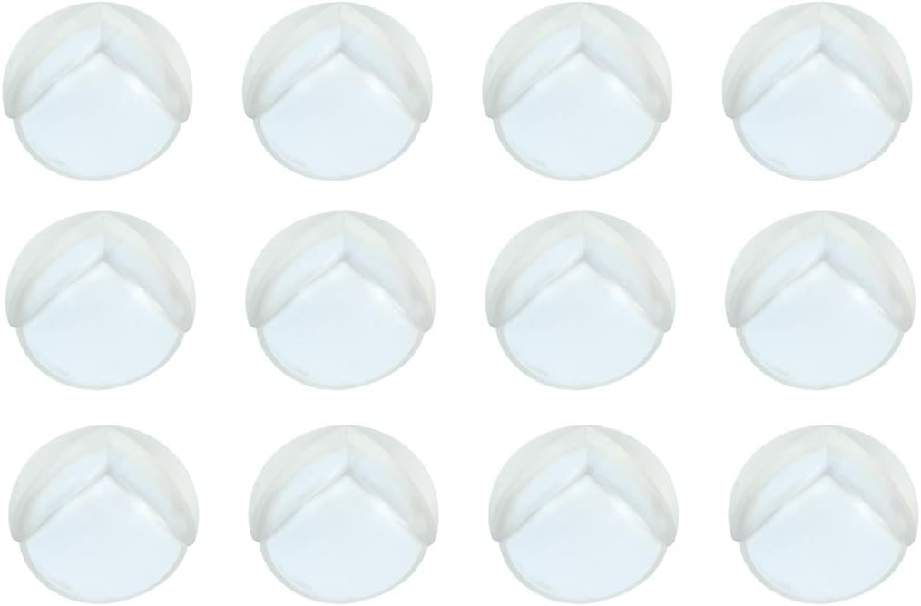 Babysafehouse 12 Piece Corner Guards for Babies Protection from Sharp Edges and Corners of Furniture (Transparent)
