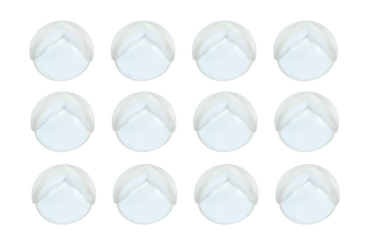 Babysafehouse 12 Piece Corner Guards for Babies Protection from Sharp Edges and Corners of Furniture (Transparent)