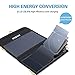 Solar Panel Charger for Cell Phone, 13Watts Portable Solar Phone Charger with Dual USB Ports for Outdoor Hiking Camping Backpacking Compatible with iPhone, iPad, Samsung, and More Smart Phones