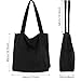 Bolsa De Pana Grande Para Mujer Con Cremallera Imagen de Bolsa De Pana Grande Para Mujer Con Cremallera