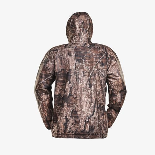 Gator Waders Mens 1/2 Zip Bog Hoodie - Waterproof Windproof Hunting & Offroad Wader Jacket - Comfortable Coral Fleece Lining2