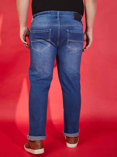 Image of Bigbanana Plus Size Men's Regular Fit Washed Jeans