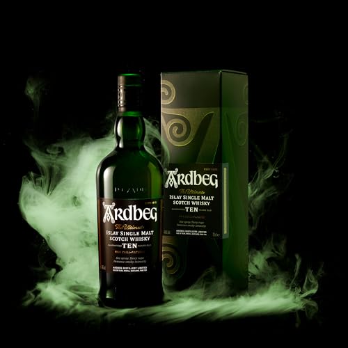Ardbeg Ten Years Old Islay Whisky in Geschenkverpackung, 0,7L