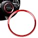 1 Piece Steering Wheel Center Decoration Red Cover Trim For Audi A3 A6 Q3 Q5 A5 A6L