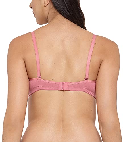 Image of Inner Sense Women's Soft Organic Cotton Bamboo Bra for Women I Comfortable, Padded, Wire Free, Smooth Straps, High Coverage Everyday Tshirt Bra for Women |