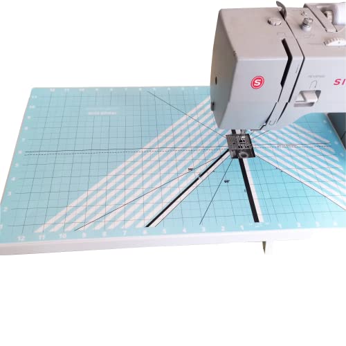 HONEYSEW Free Motion Quilting Slider Mat Grid Glider for Quilting 12