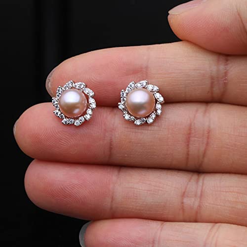 UKKO Orecchini a Bottone Trendy Sterling Silver