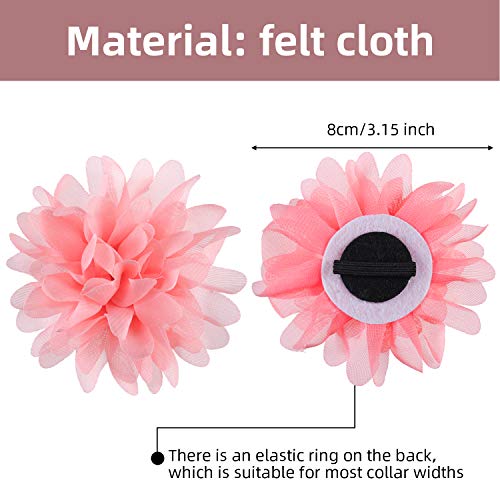WILLBOND 20 Pieces Dog Collar Flowers Pet Flower Bow Ties Multi-Color Dog Charms Flower for Puppy Dog Collar Grooming Accessories (8 cm/ 3.1 Inch) WILLBOND 20 Pieces Dog Collar Flowers Pet Flower Bow Ties Multi-Color Dog Charms Flower for Puppy Dog Collar Grooming Accessories (8 cm/ 3.1 Inch)